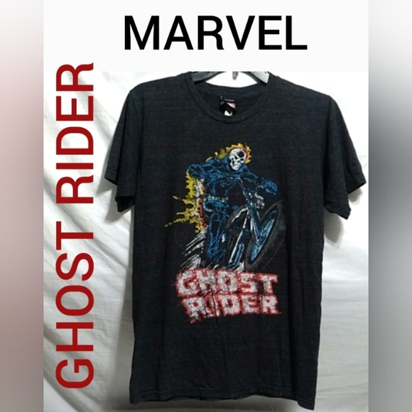 MAD Engine Other - SALE! Vtg Marcel Ghost Rider Mad Engine Unisex Shirt Sz.S (BX51)